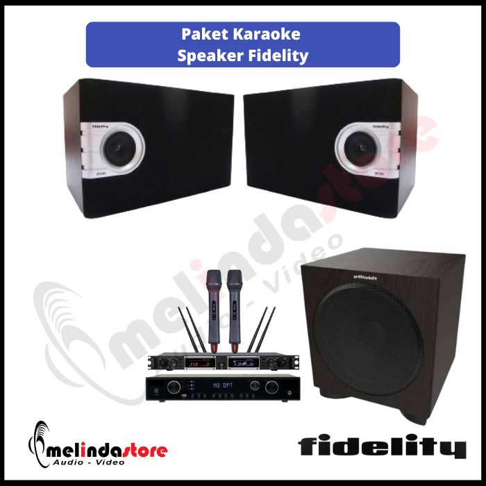 Paket Karaoke Speaker Fidelity E1-01 | No Touchscreen & Player